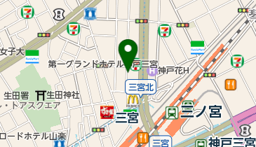 タイムズ三宮駅前第4の地図画像