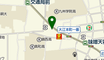 タイムズ熊本中央信用金庫本店の地図画像