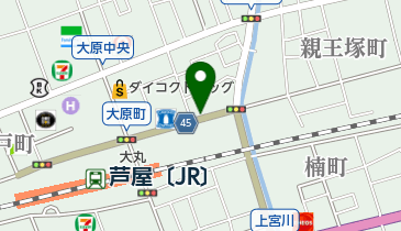 タイムズJR芦屋駅前第3の地図画像