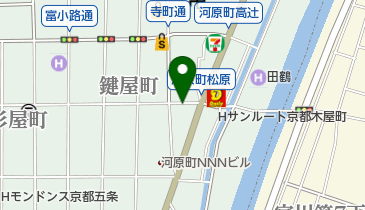 タイムズ河原町松原の地図画像