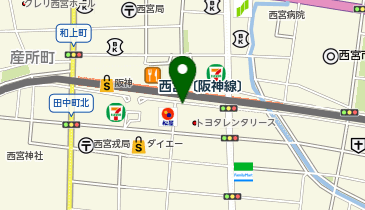 タイムズ阪神西宮駅前第2の地図画像