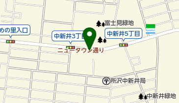 タイムズ西友所沢ニュータウン店の地図画像