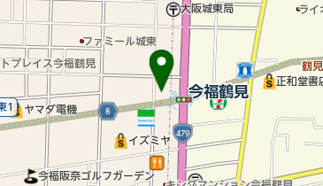 タイムズ今福鶴見駅前の地図画像