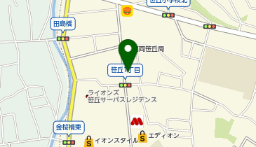 タイムズ笹丘の地図画像