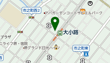 タイムズ大小路駅前の地図画像