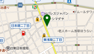 タイムズ台東清川第2の地図画像