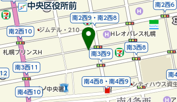 タイムズ南3西9第2の地図画像