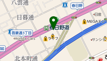 タイムズ阪神春日野道駅前の地図画像