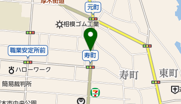 タイムズ厚木寿町の地図画像