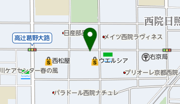 タイムズ高辻葛野大路の地図画像