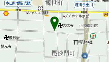 タイムズ元誓願寺大宮の地図画像