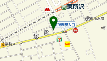 タイムズ東所沢駅前第2の地図画像