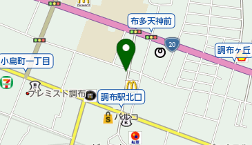 タイムズ調布駅前の地図画像