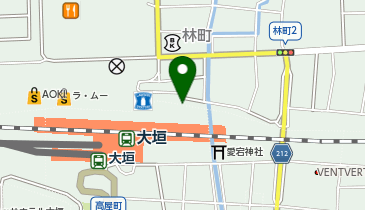 アスティ大垣北口駐車場の地図画像