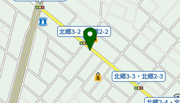 タイムズ北郷2条の地図画像