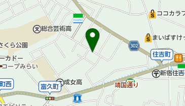 タイムズ新宿富久町第2の地図画像