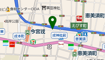 タイムズ恵美須西第11の地図画像