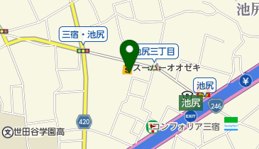 タイムズオオゼキ池尻店の地図画像
