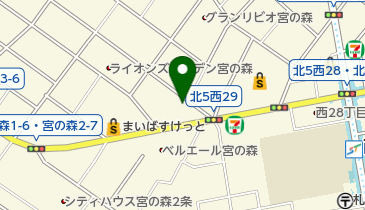 タイムズ宮の森の地図画像