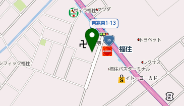 タイムズ福住1・1の地図画像