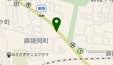 タイムズ御陵駅東の地図画像