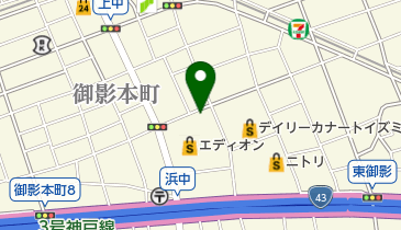 タイムズエディオン御影店(1F)の地図画像