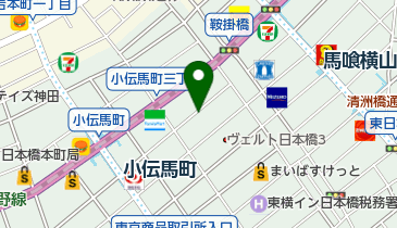 タイムズアパホテル小伝馬町駅前の地図画像