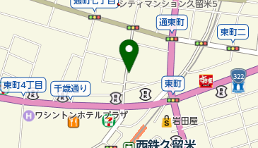 タイムズ西鉄久留米駅前第2の地図画像