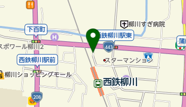 タイムズ柳川駅前第2の地図画像