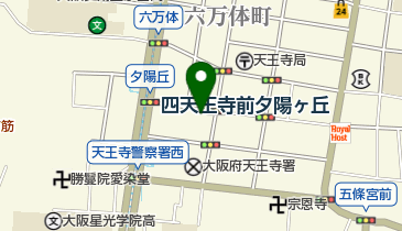タイムズ天王寺六万体の地図画像