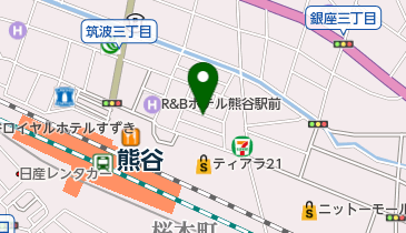 タイムズ熊谷筑波3丁目の地図画像