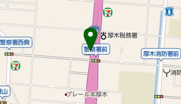 タイムズマクドナルド246厚木店の地図画像