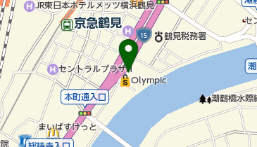 タイムズオリンピック鶴見中央店の地図画像