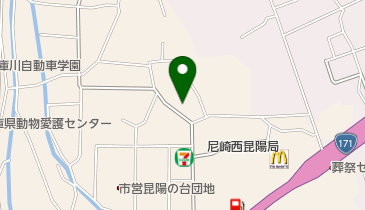 タイムズ尼崎西昆陽の地図画像