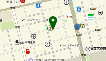 77Park二日町の地図画像