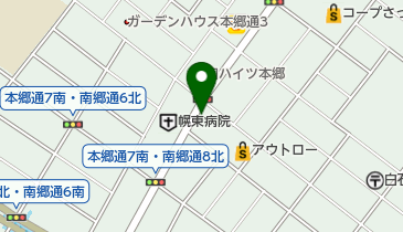 タイムズ本郷通8南第2の地図画像