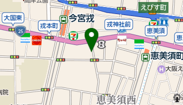 タイムズ恵美須西第12の地図画像