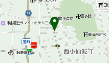 タイムズ川越西小仙波町の地図画像