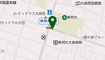 タイムズ東邦大学医療センター大森病院1号館前平面の地図画像