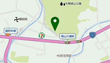 大磯城山公園第1の地図画像