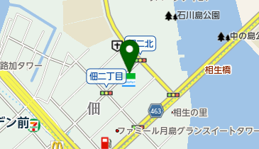 タイムズ佃第5の地図画像