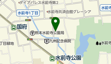 タイムズ水前寺公園第2の地図画像