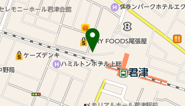 タイムズ君津駅前第2の地図画像