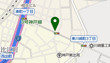 タイムズ東川崎町第3の地図画像