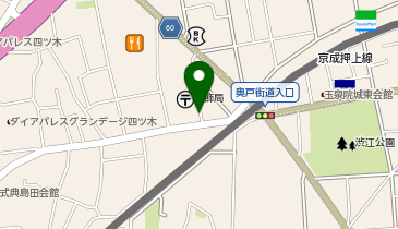 葛飾郵便局駐車場の地図画像