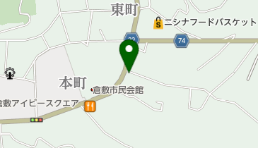 タイムズ倉敷市民会館前の地図画像