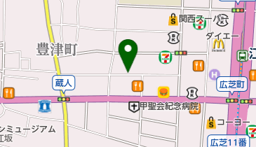 タイムズ豊津町第3の地図画像