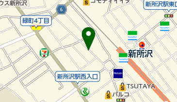 タイムズ新所沢駅前の地図画像