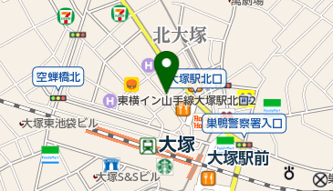 タイムズ北大塚第6の地図画像