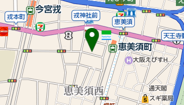 タイムズ恵美須西第13の地図画像